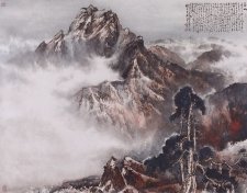 M023 黃磊生 玉山高峯 145x185cm 2006